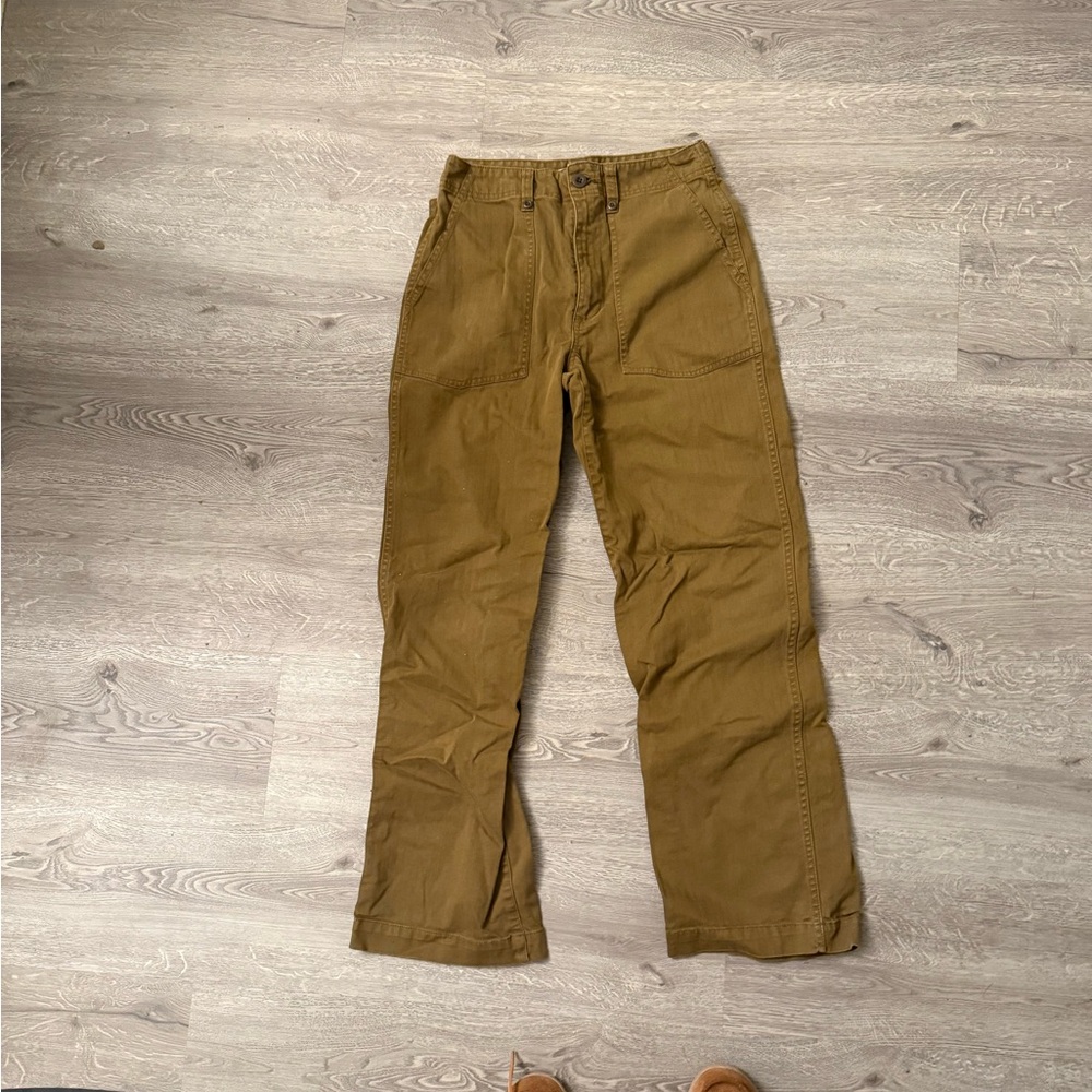 Madewell Brown Cargo Pants Relaxed Fit